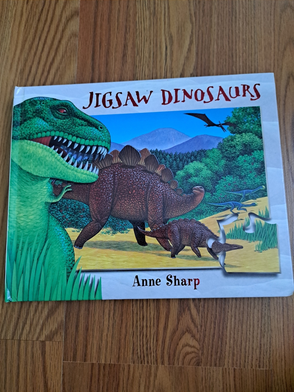Jigsaw Dinosaurs Puzzle Book by - Green & Brown Never Used